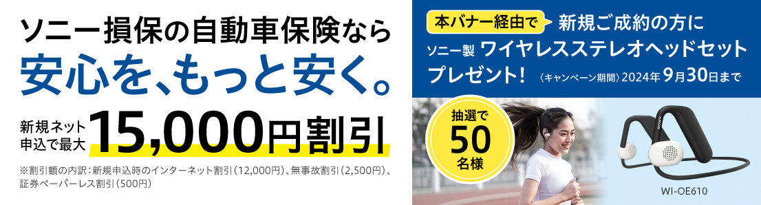 ソニー損保の自動車保険