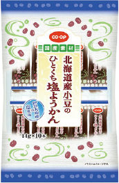 北海道小豆の ひとくち塩ようかん 14g×10 イメージ