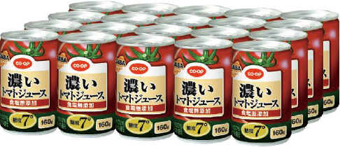 濃いトマトジュース 食塩無添加 160g×20 イメージ