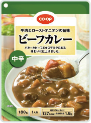 コープ ビーフカレー 中辛 180g