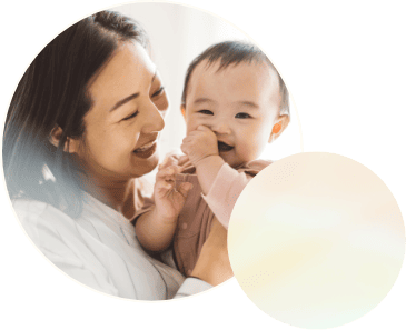 母と子の写真