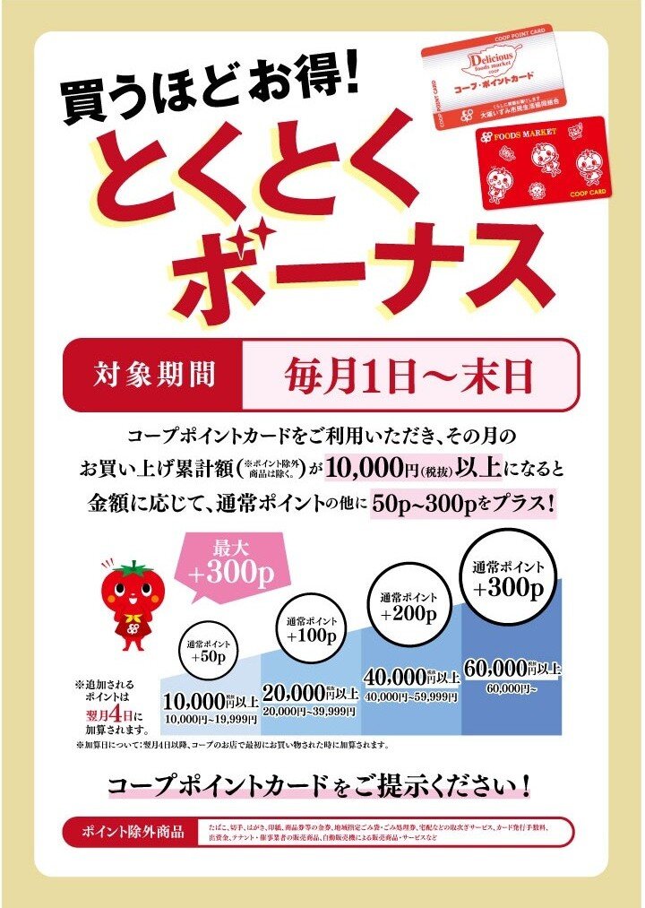 とくとくボーナスポイント